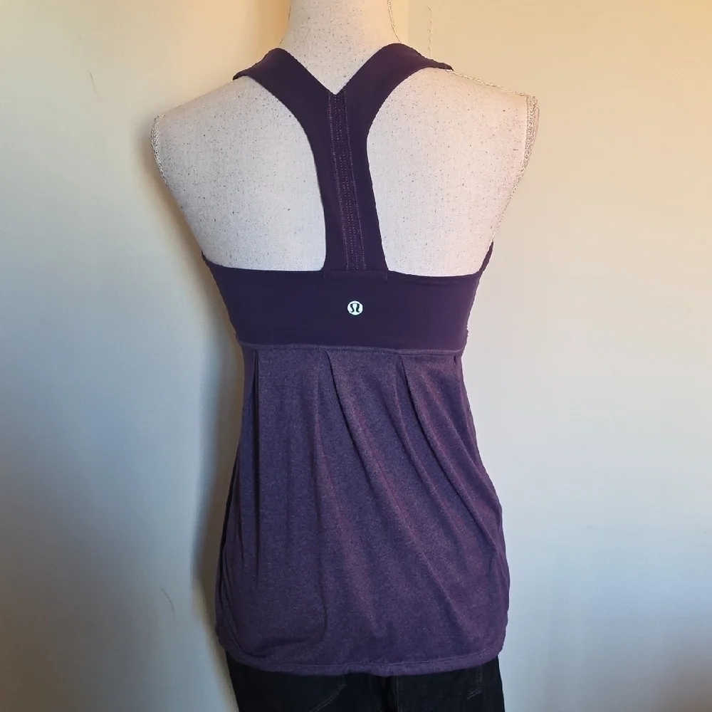 Lululemon Athletica Purple Tank Top